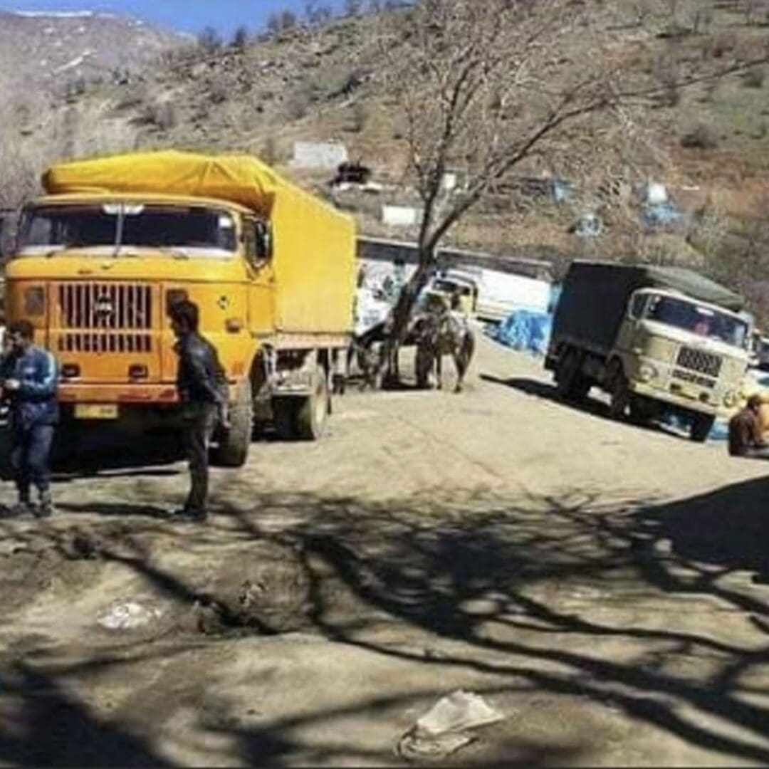 شاحنات إيفا تستخدم حالياً في كردستان لنقل البضائع