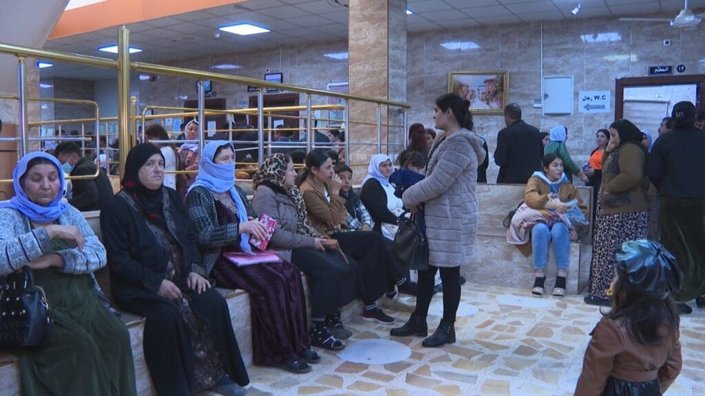 اكتظاظ المراجعين في المستشفى الوحيد في سنجار